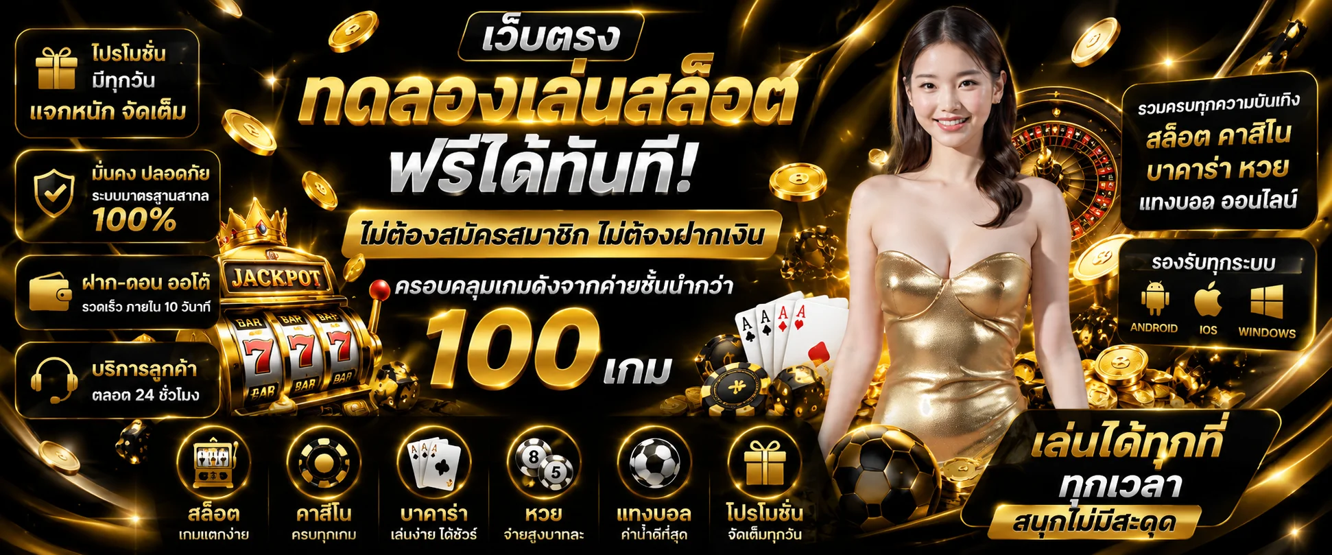 ทดลองเล่นสล็อต PG ฟรี ไม่ต้องสมัคร UFABET1188